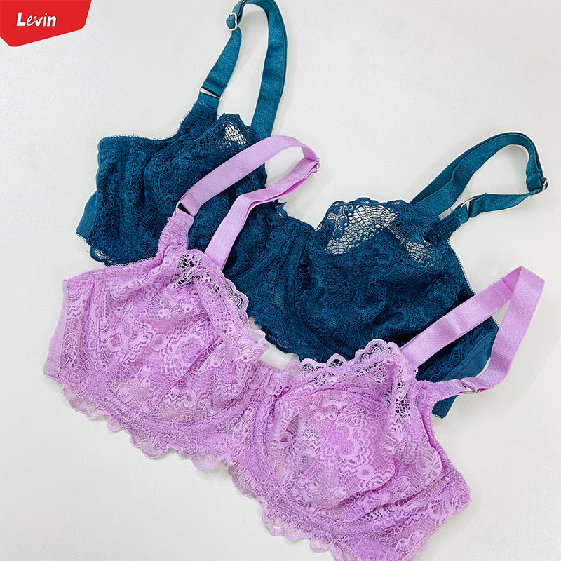 Women's Non-Padded Lace Full Cup Bra