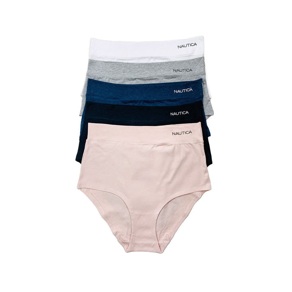 Pack of 5 Womens High waist Brief Panty