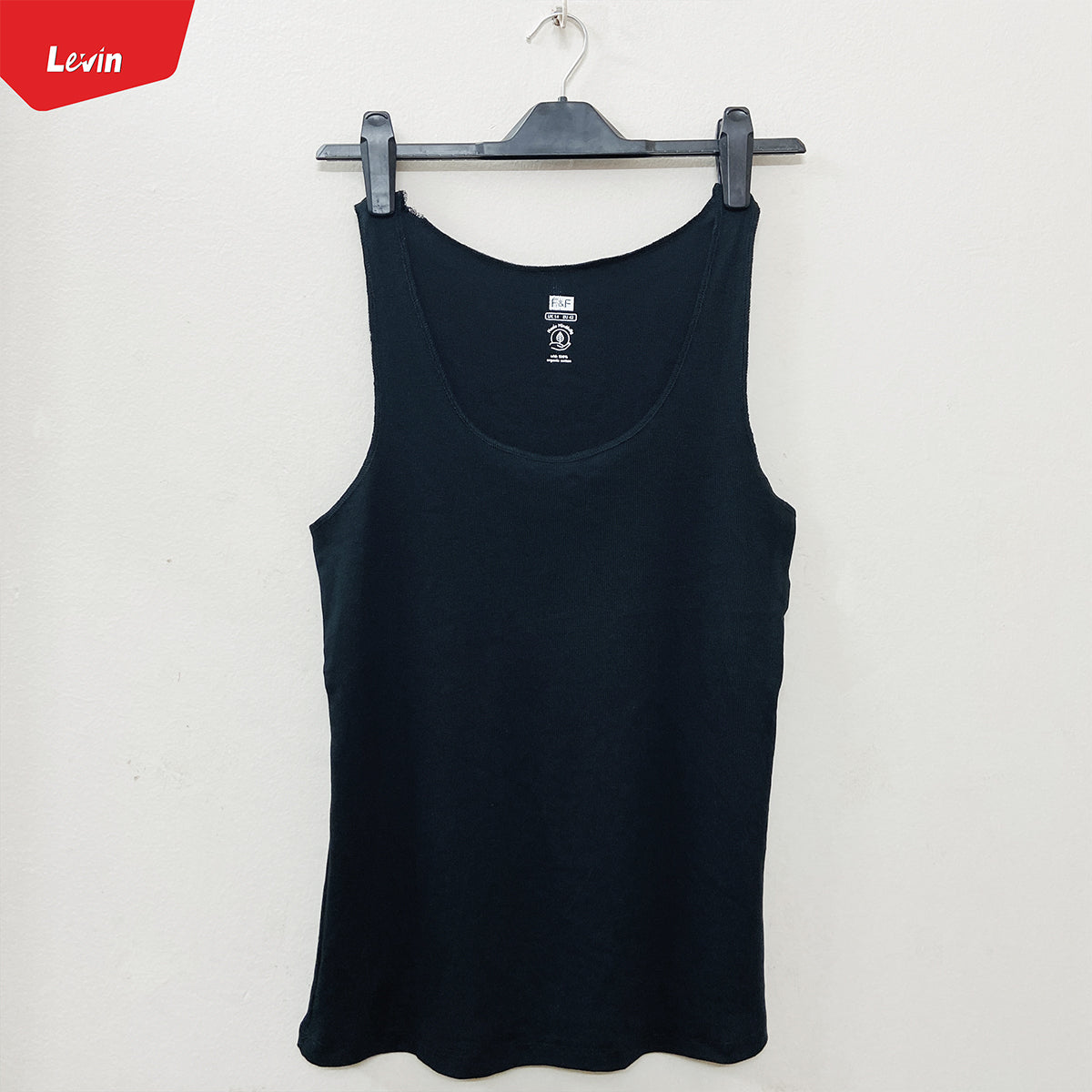 Women's Scoop Neck Ribbed Cotton Vest Tank Top