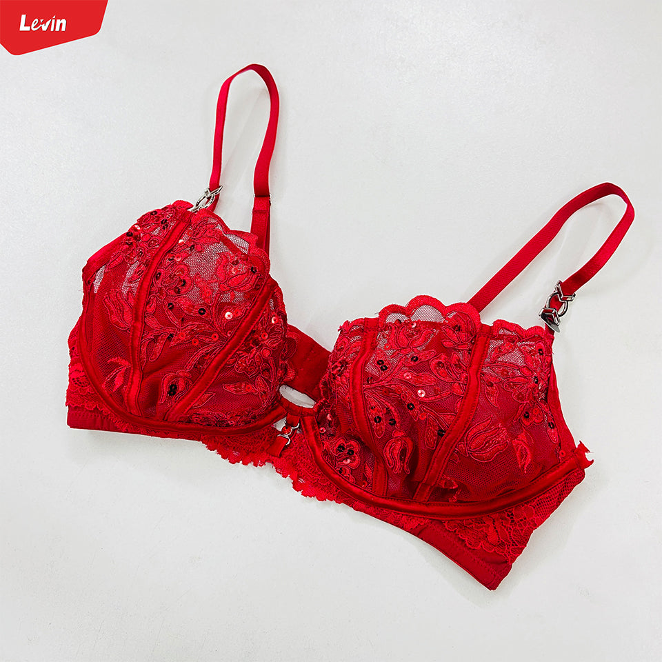 Women's Comfortable Non-Padded Lace  Bra