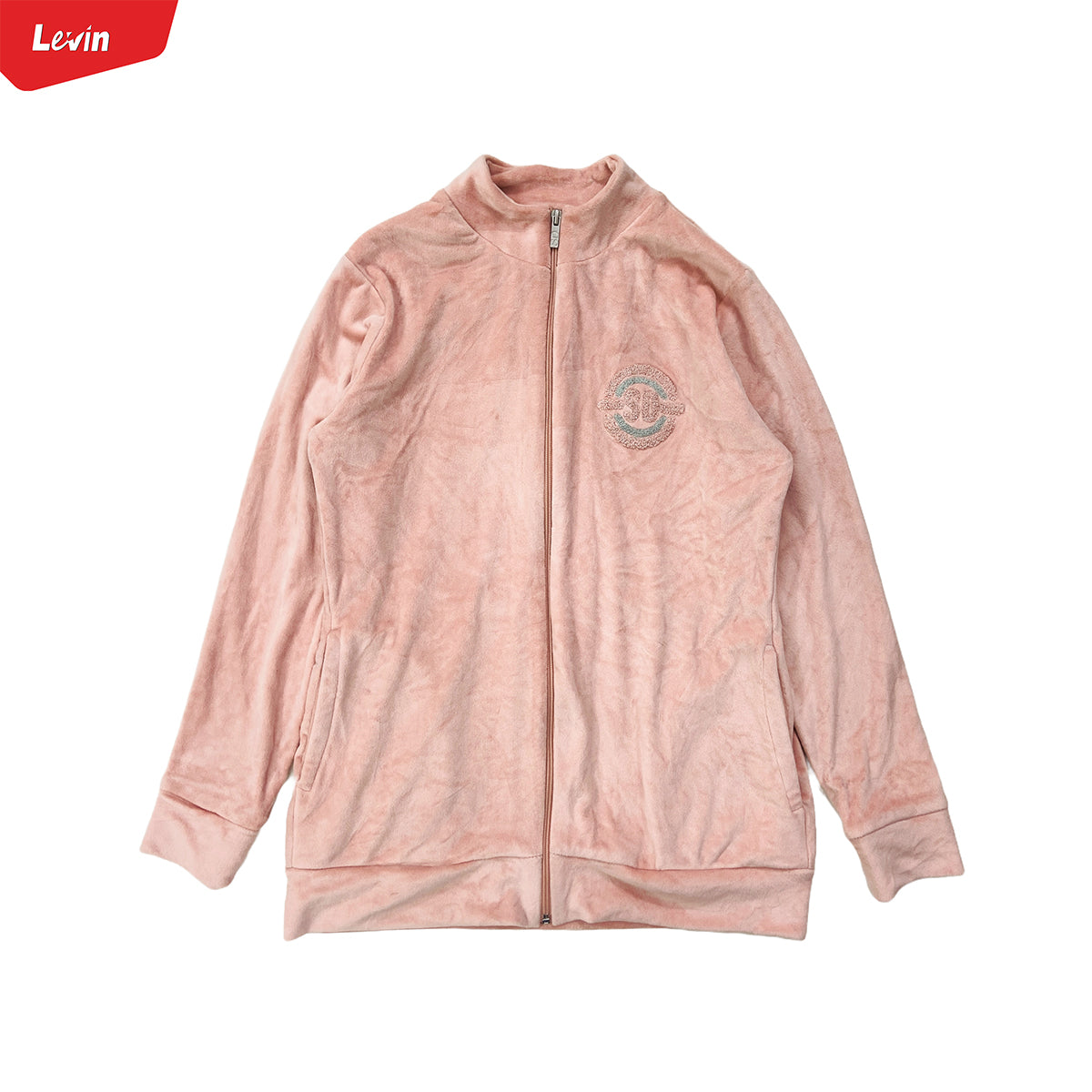 Women's Full Zipper Velvet Jacket