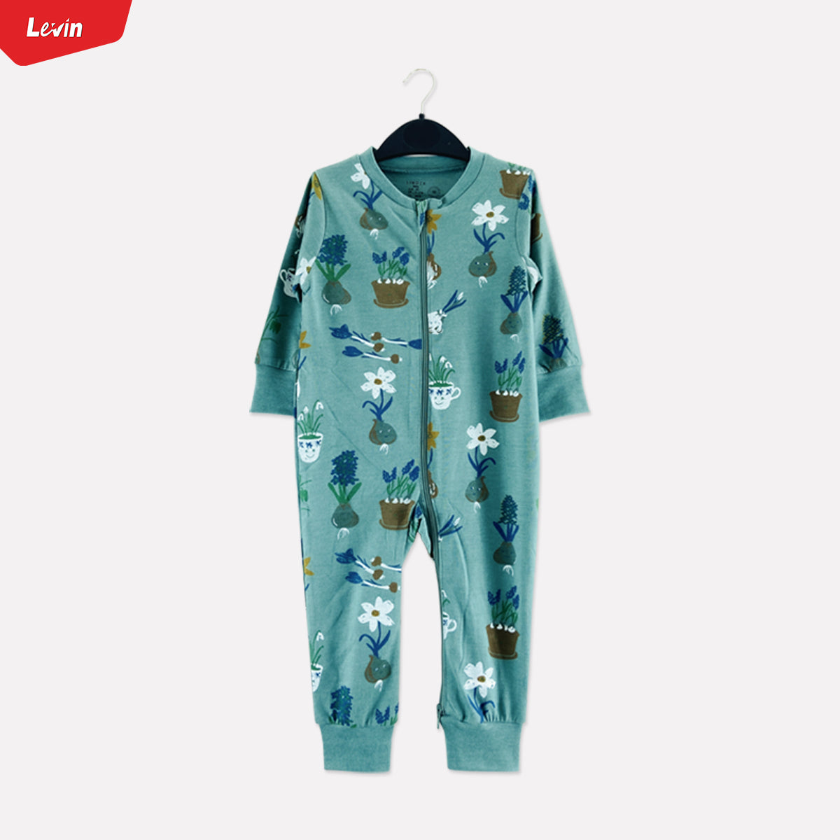 Baby Organic Cotton Printed Sleepsuit Full Body Romper