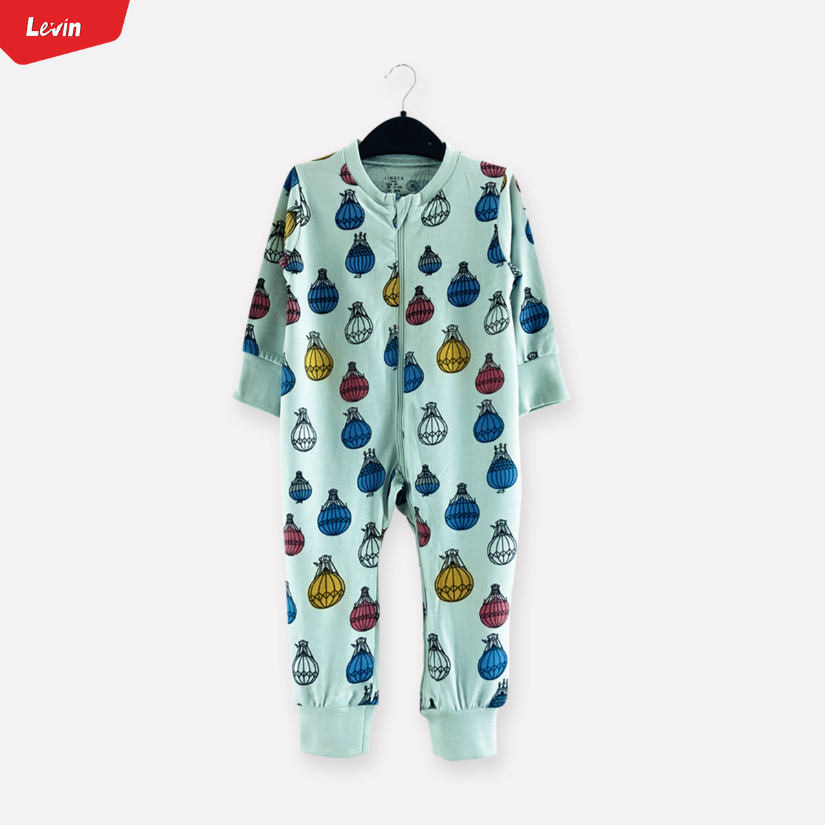 Baby Organic Cotton Printed Sleepsuit Full Body Romper