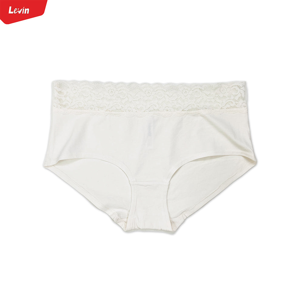 Womens Mid Waist Hipster Lace Brief Panty