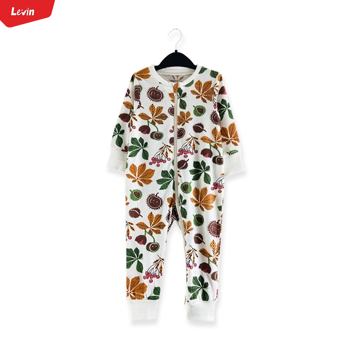 Baby Organic Cotton Printed Sleepsuit Full Body Romper