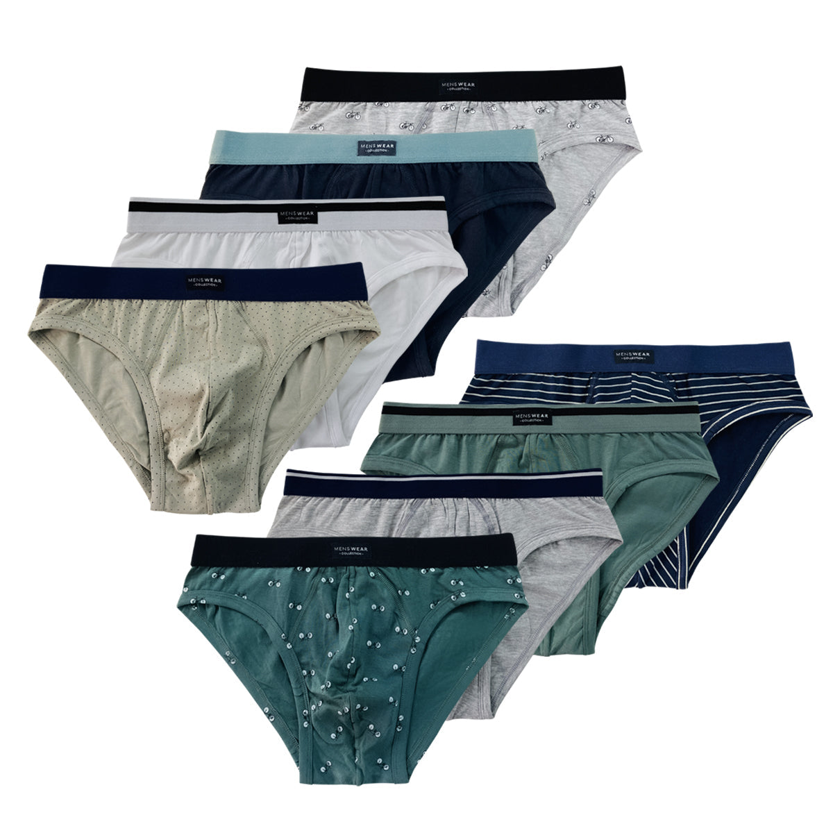 Pack of 3 Mens Outer Elastic Waistbelt Cotton Briefs