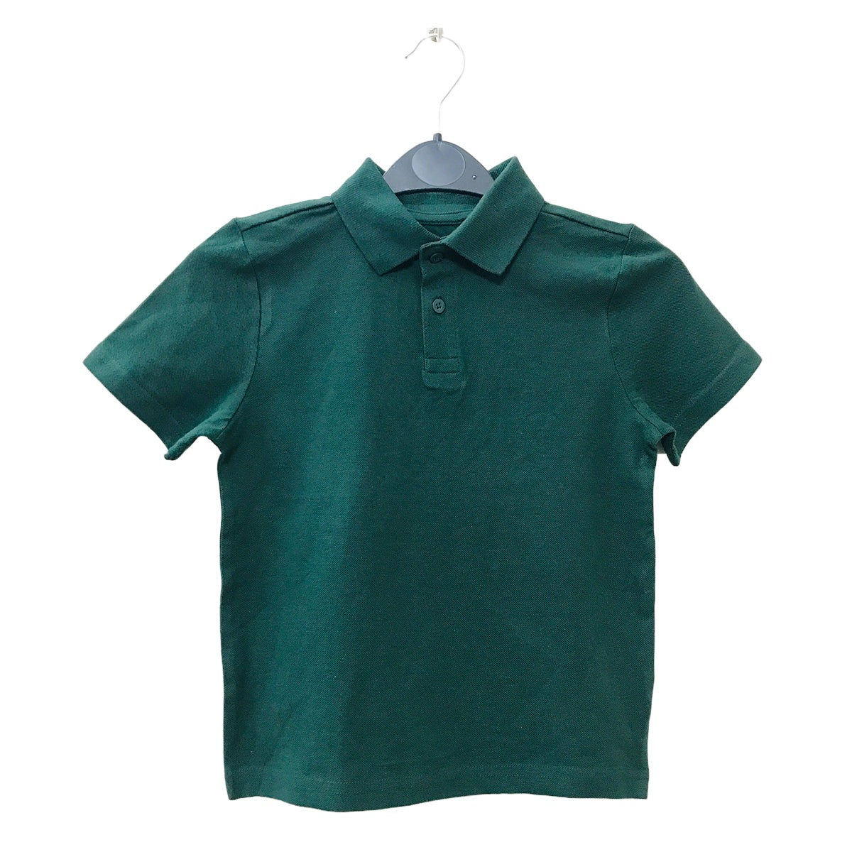 Boys Short Sleeve Basic Solid Organic Cotton Polo T-Shirt