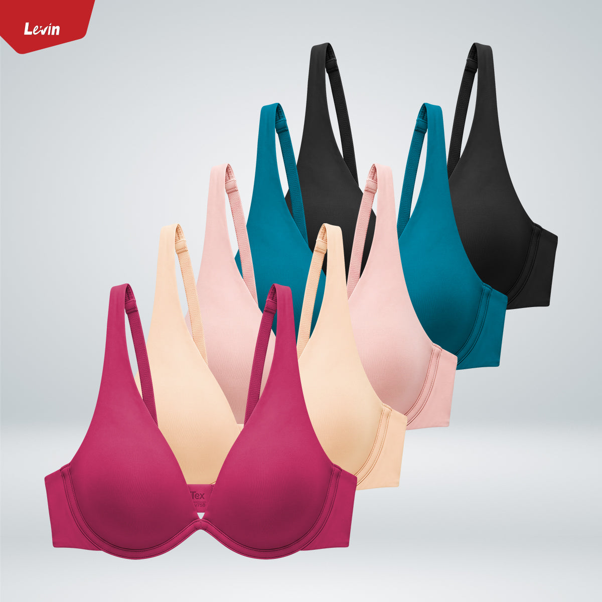 Women's Non Padded Underwire Smooth Micro Invisible Bra