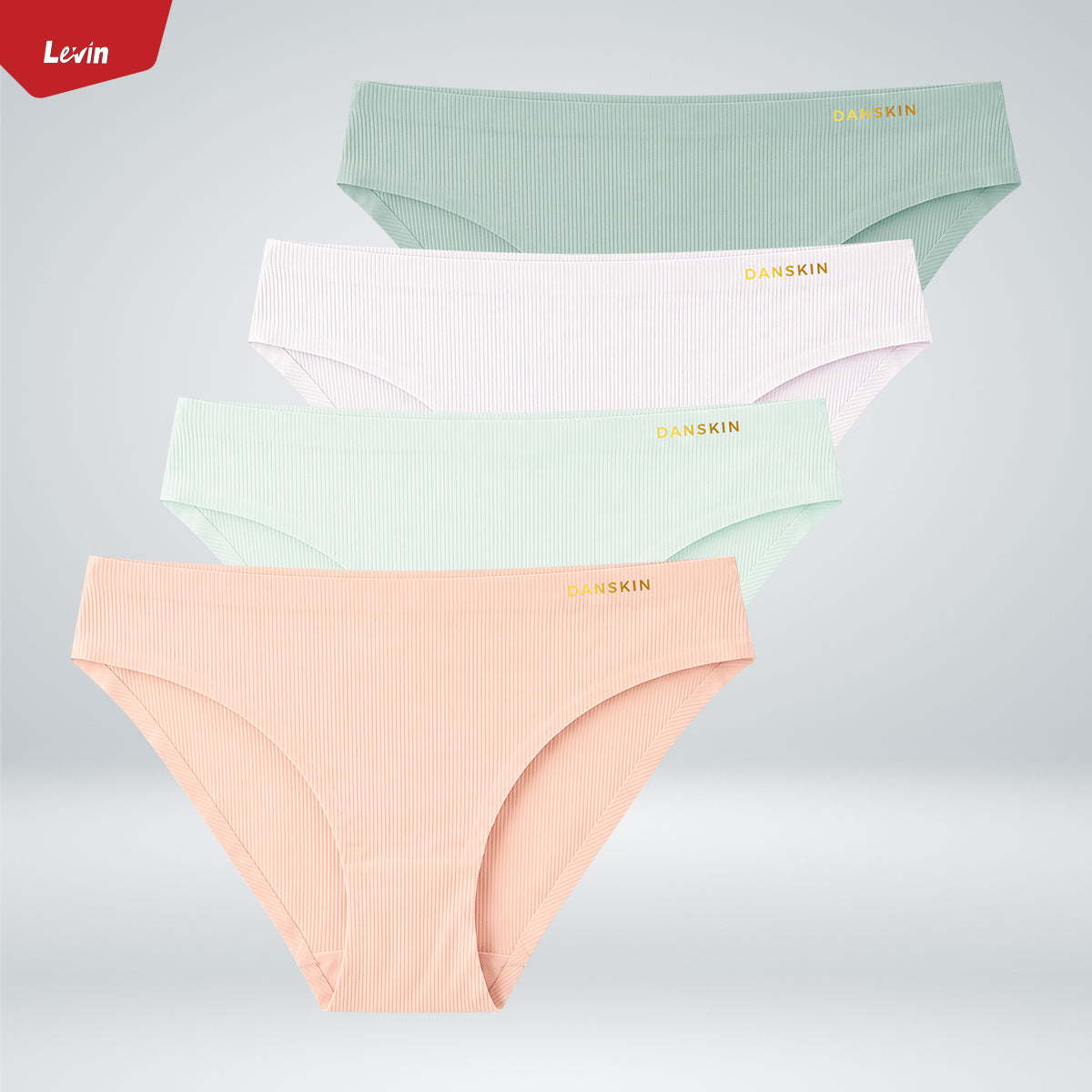 Women's Ribbed Stretch Bikini Brief Panty