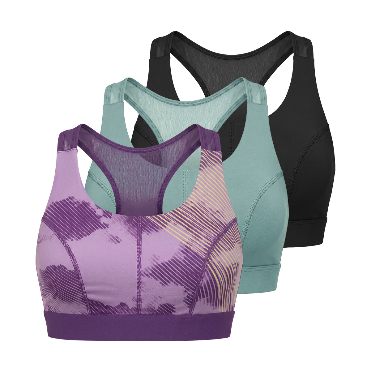 Women's High-Support Padded Racerback Sports Bra