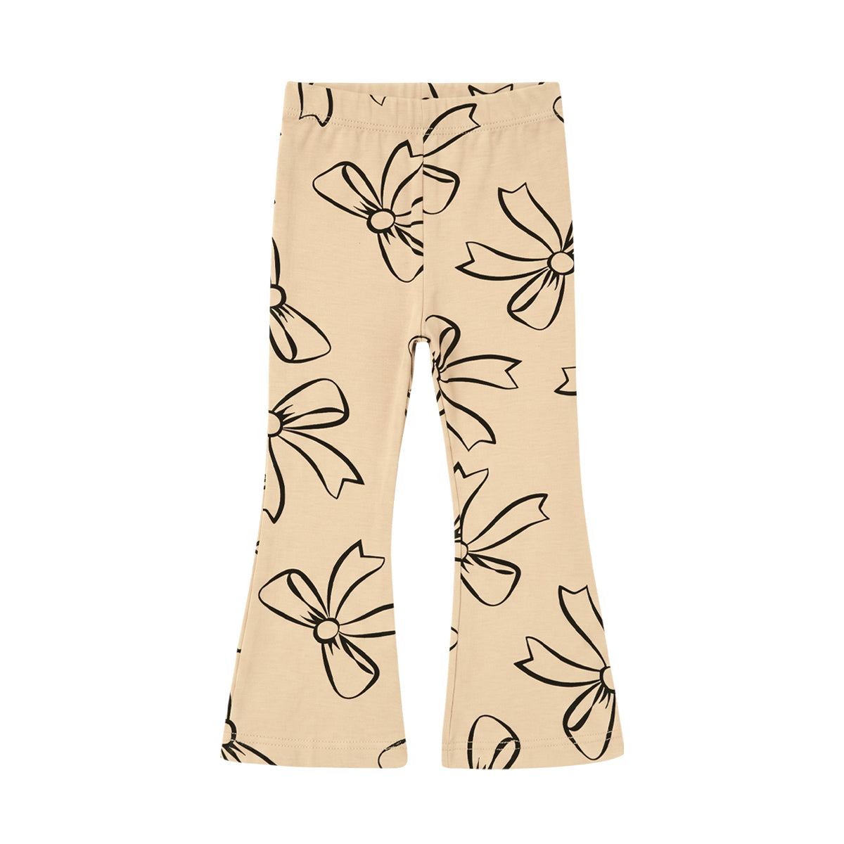 Girls Cotton Printed Flared Leggings