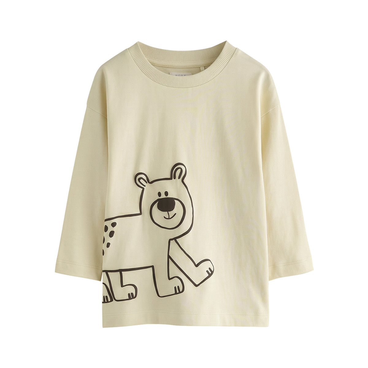Boys' Cotton Long-Sleeve Printed Crew Neck T-Shirt | 2–10 Years
