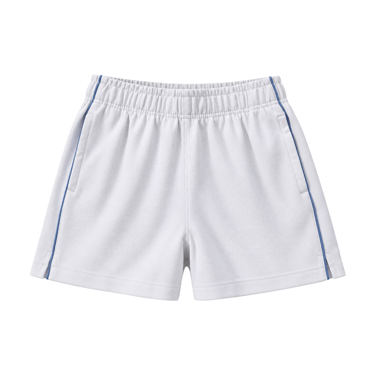 Women's Cotton Blend Stretch Pockets & Contrast Piping Shorts
