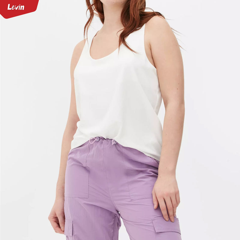 Women's Scoop Neck Summer Friendly Regular Fit Vest Tank Top