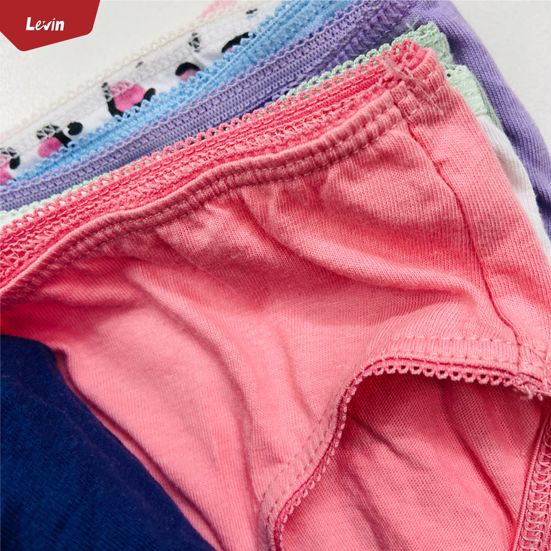 Pack of 5 Assorted Combo Teen Girls Cotton Underwear Panties Briefs