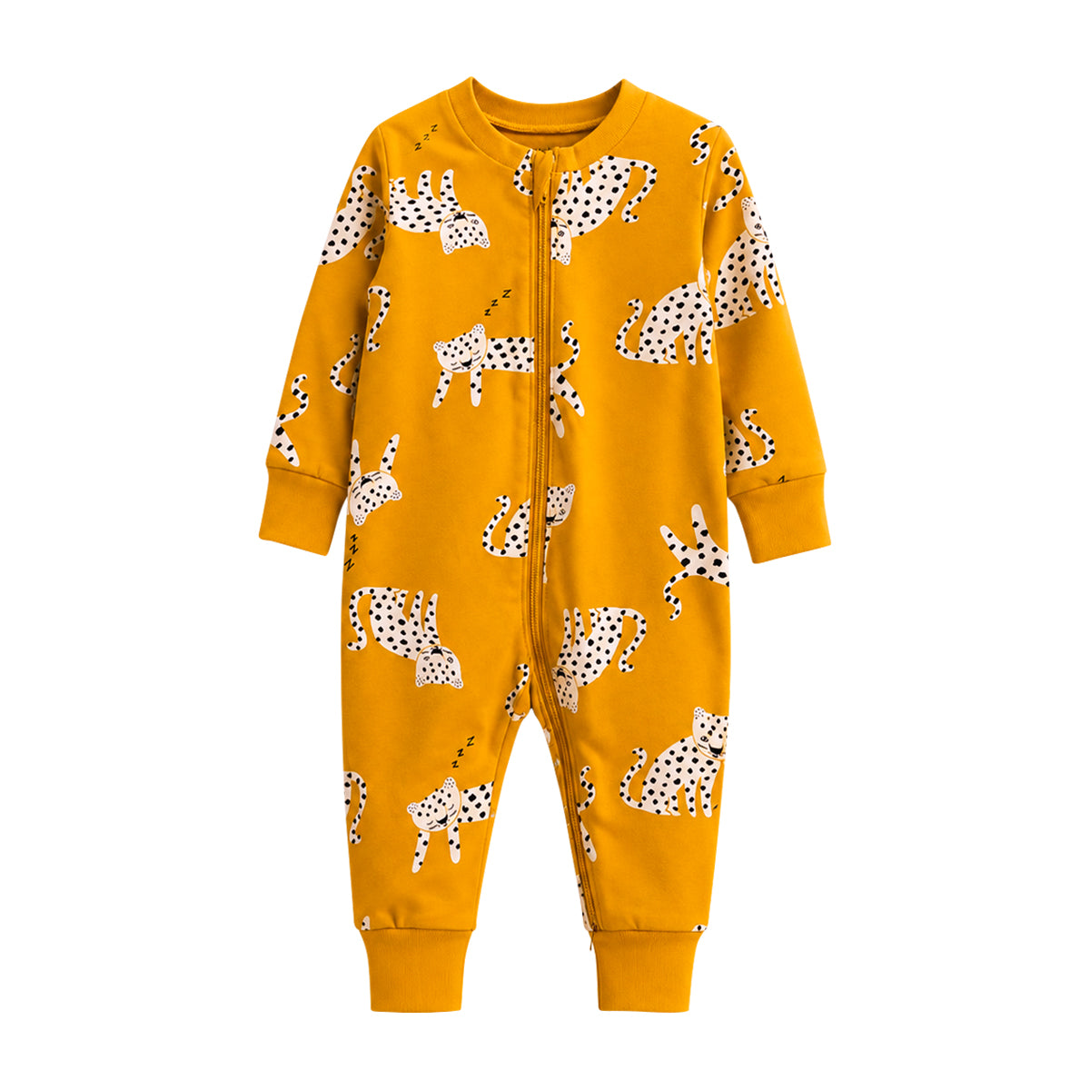 Baby Organic Cotton Printed Sleepsuit Full Body Romper