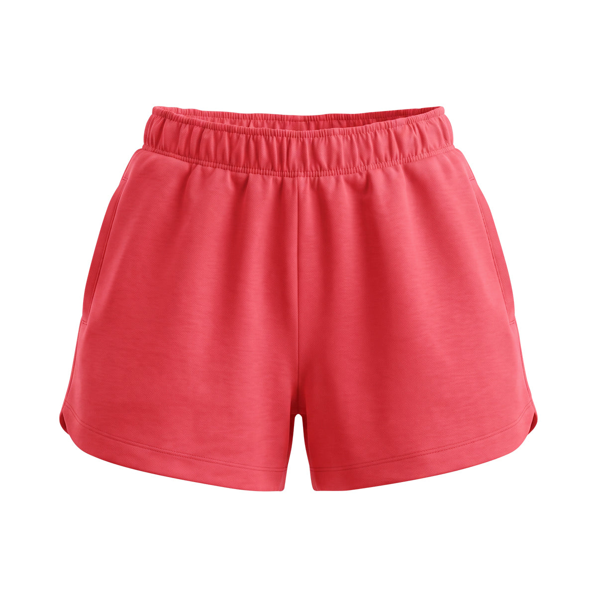 Women's Soft Stretch Curved Hem Sports Shorts