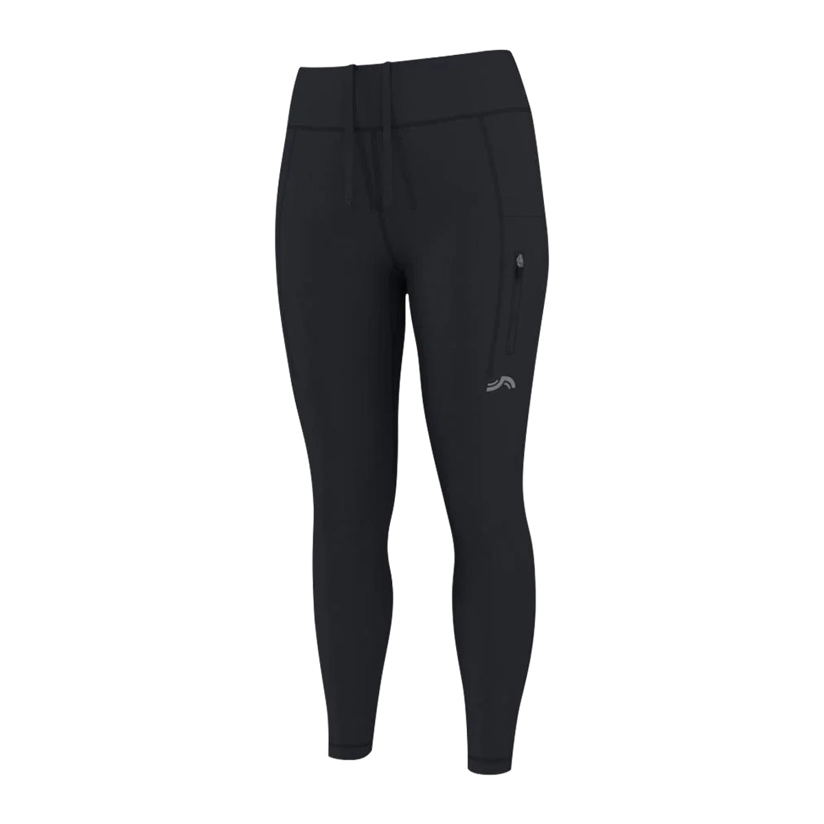 Womens High Waist Running Tights with Zippered Pockets