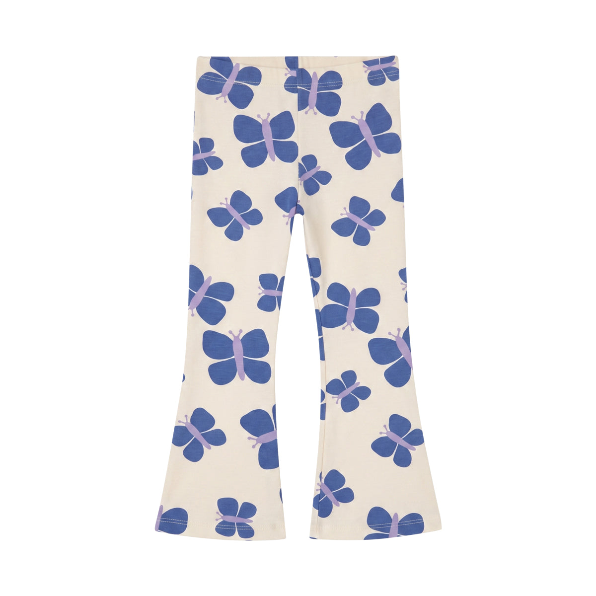 Girls Cotton Printed Flared Leggings