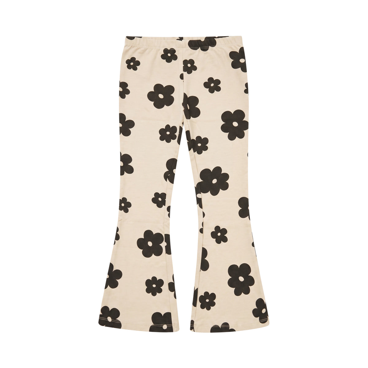 Girls Cotton Printed Flared Leggings