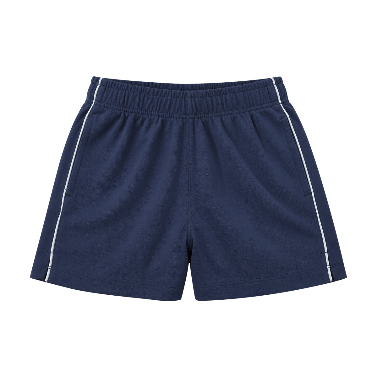 Women's Cotton Blend Stretch Pockets & Contrast Piping Shorts