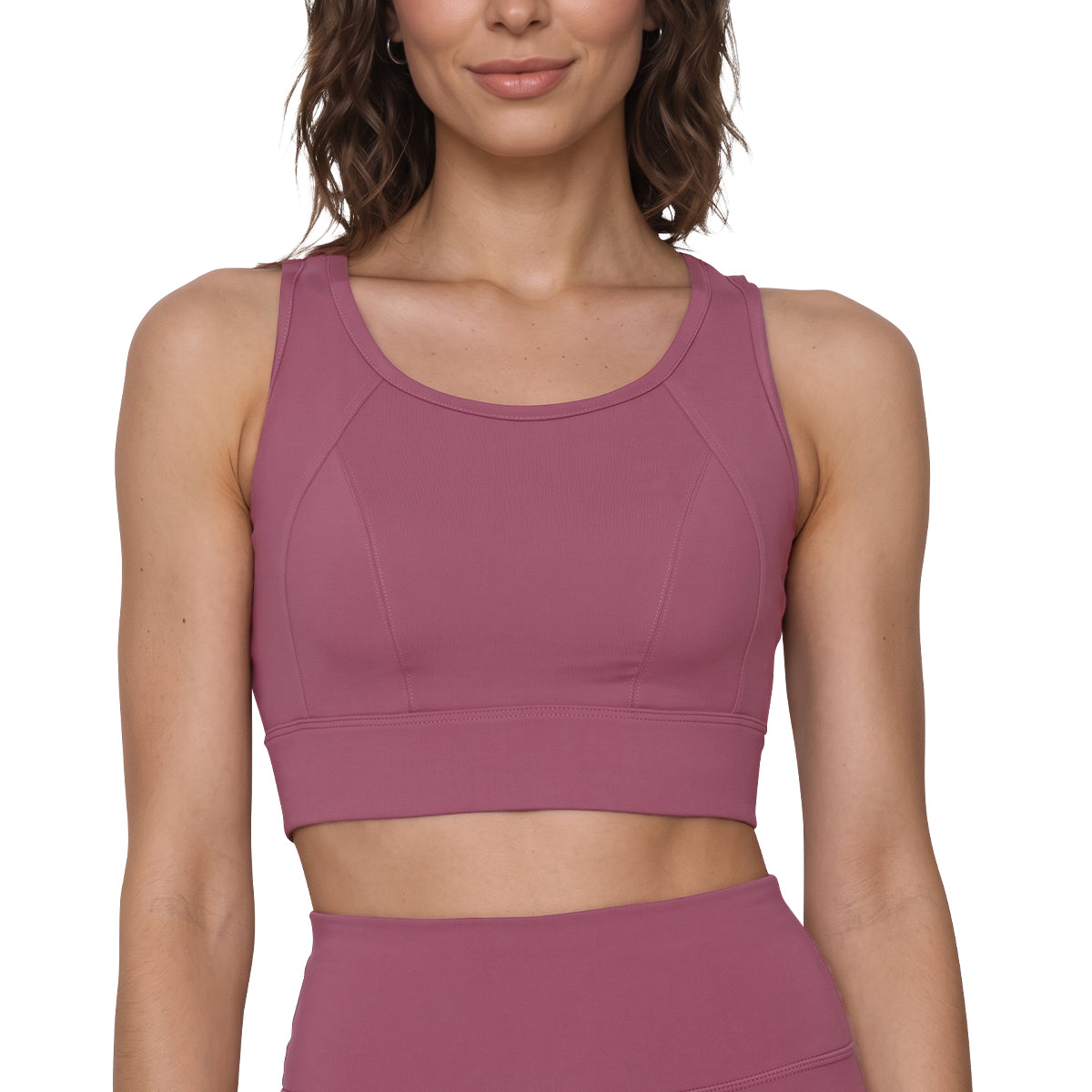 Womens Stretch Longline Sports Bra