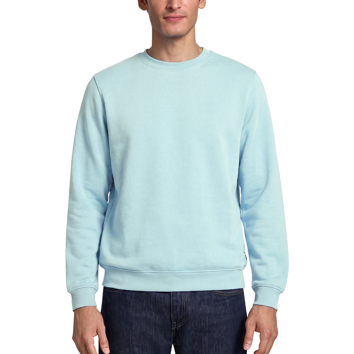 Men's Cotton-Blend Fleece Crewneck Sweatshirt