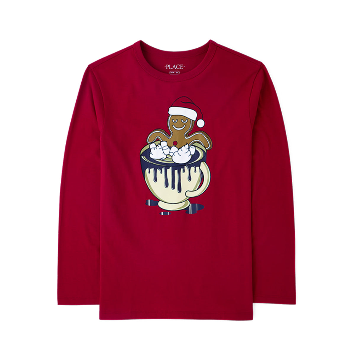Boys Crew Neck Long-Sleeve Printed T-Shirt | 4–16 Years