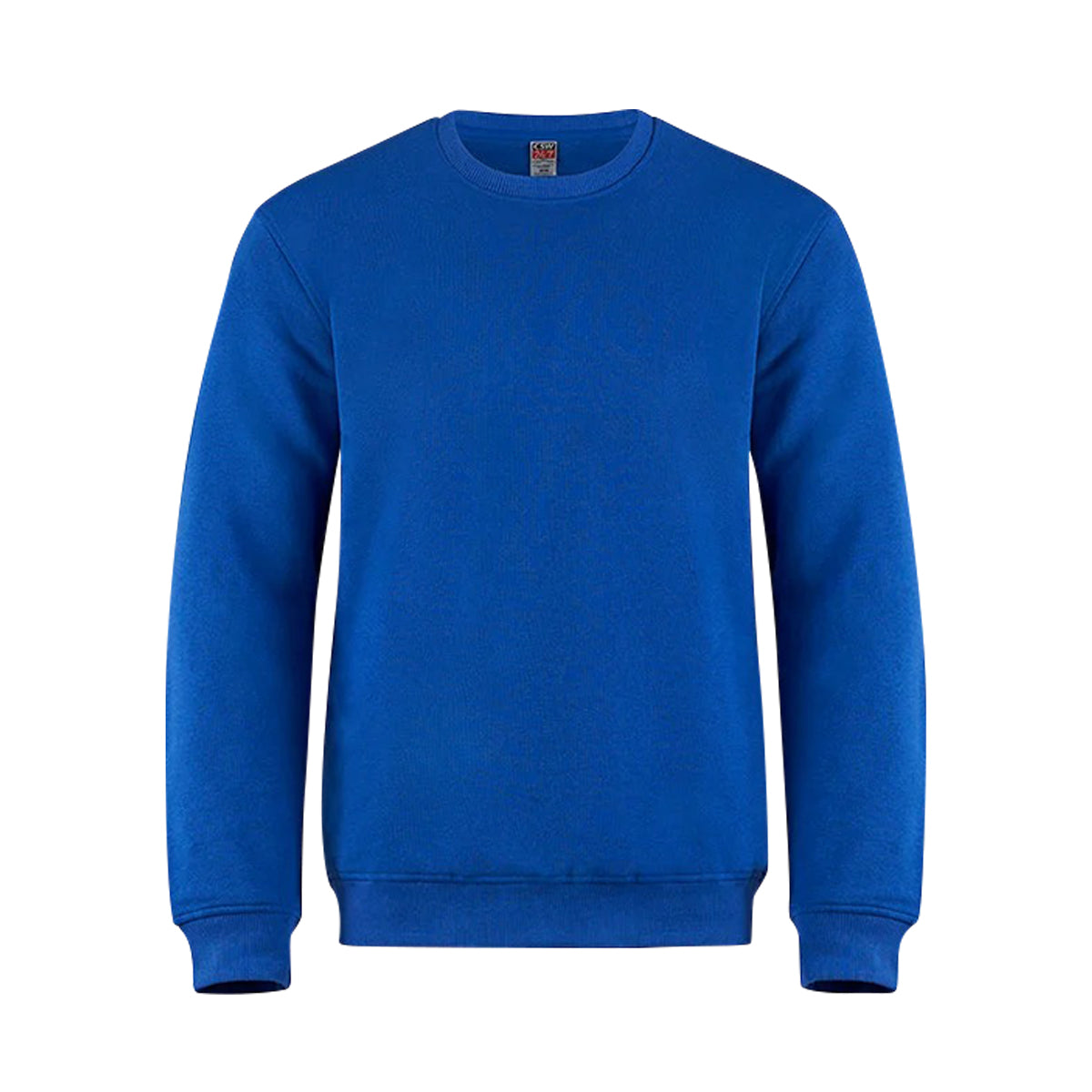Mens Cotton Blend Crewneck Fleece Sweatshirt