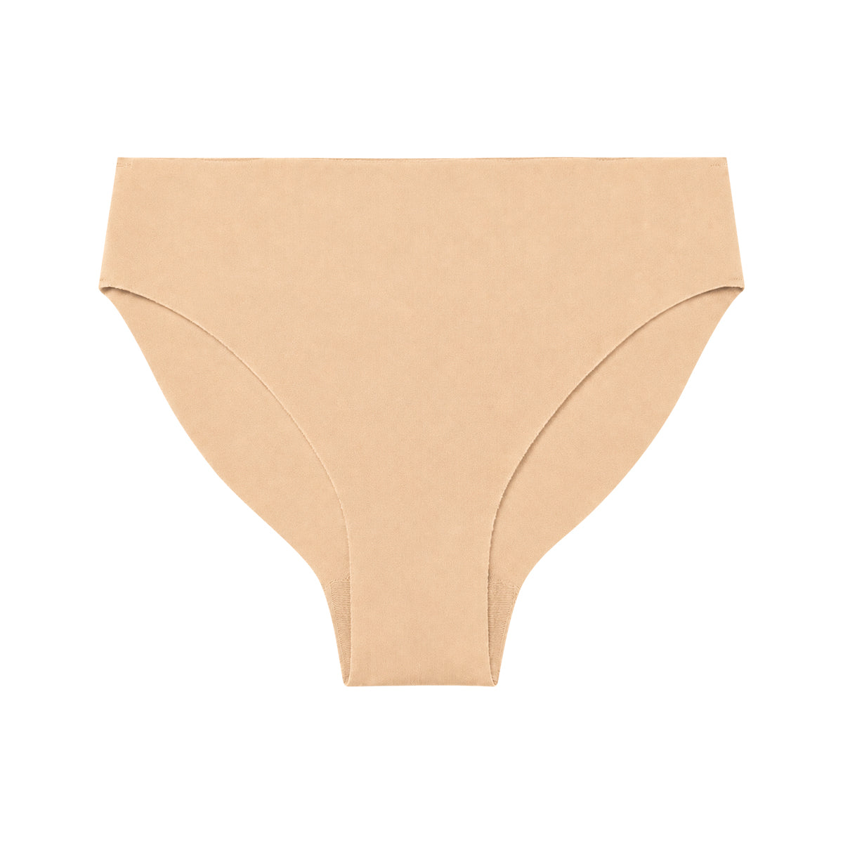 Women's Mid-Rise Half Back Coverage Seamless Cotton Brief Panty