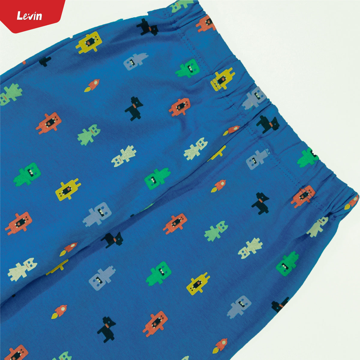 Boys Printed Elastic Waist Cotton Trouser Pant For Baby Boys