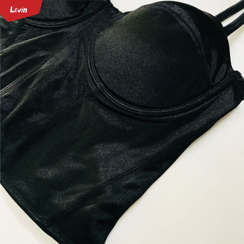 Women Corset Crop Vest Top