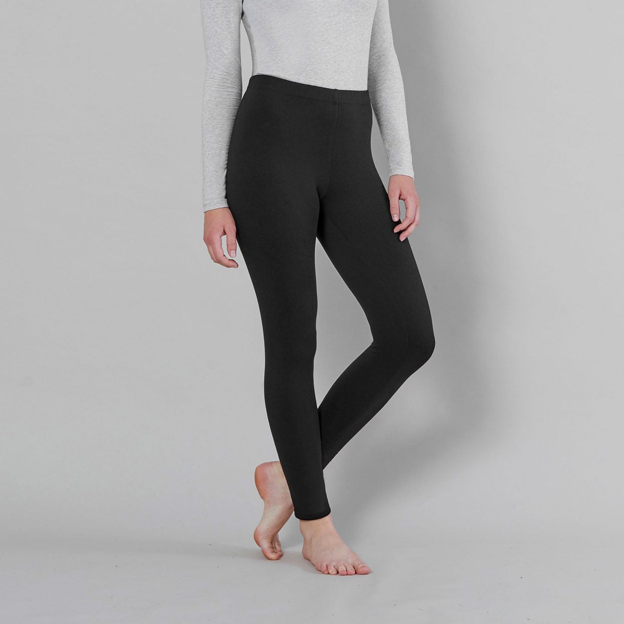 Ladies Fleece Lined Warm Cotton Leggings