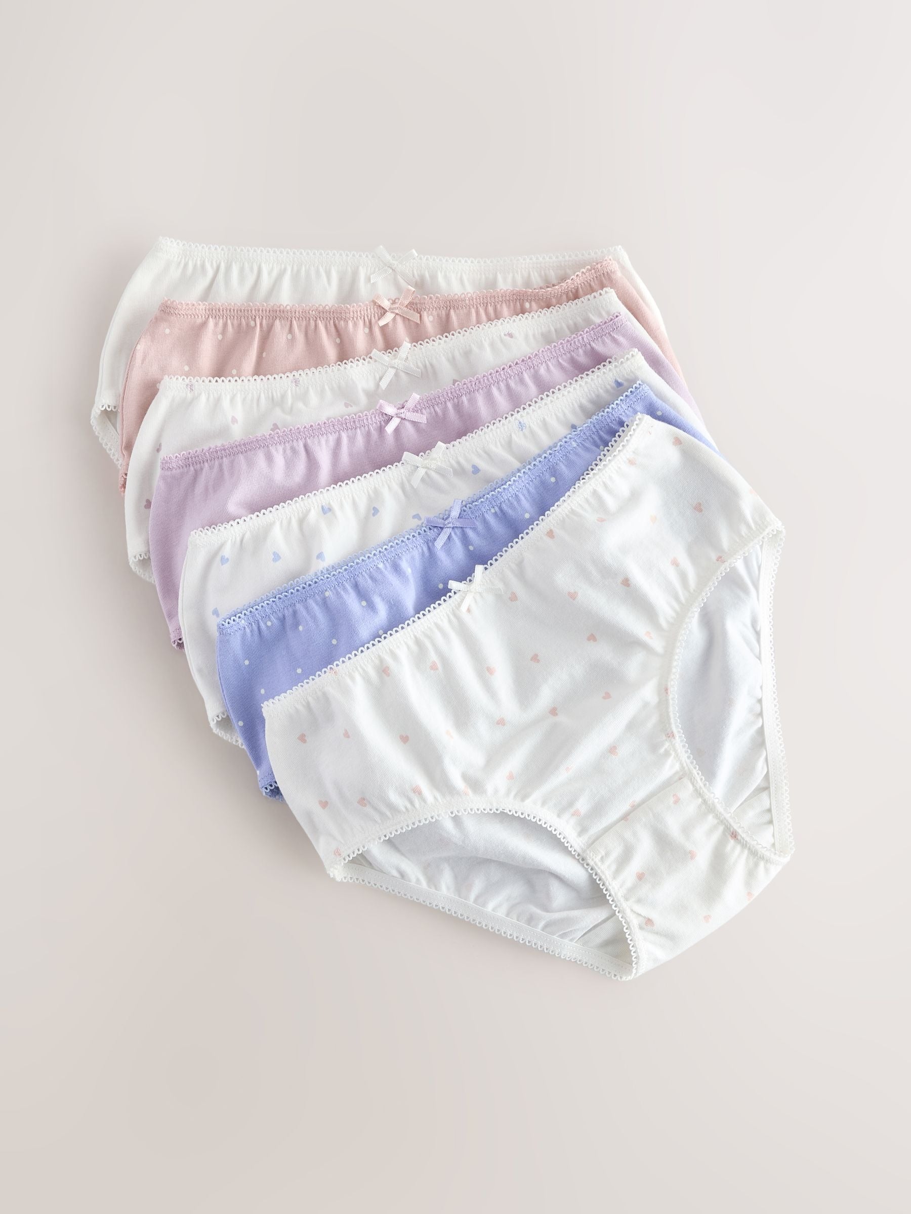Pack of 5 Teen Girls Soft Jersey Cotton Printed Briefs Panties