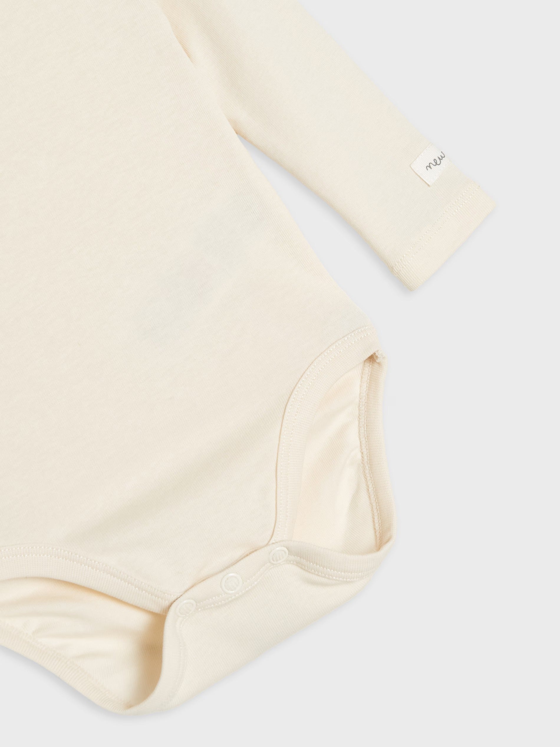 Pack of 3 Baby Long Sleeve Cotton Bodysuit Romper