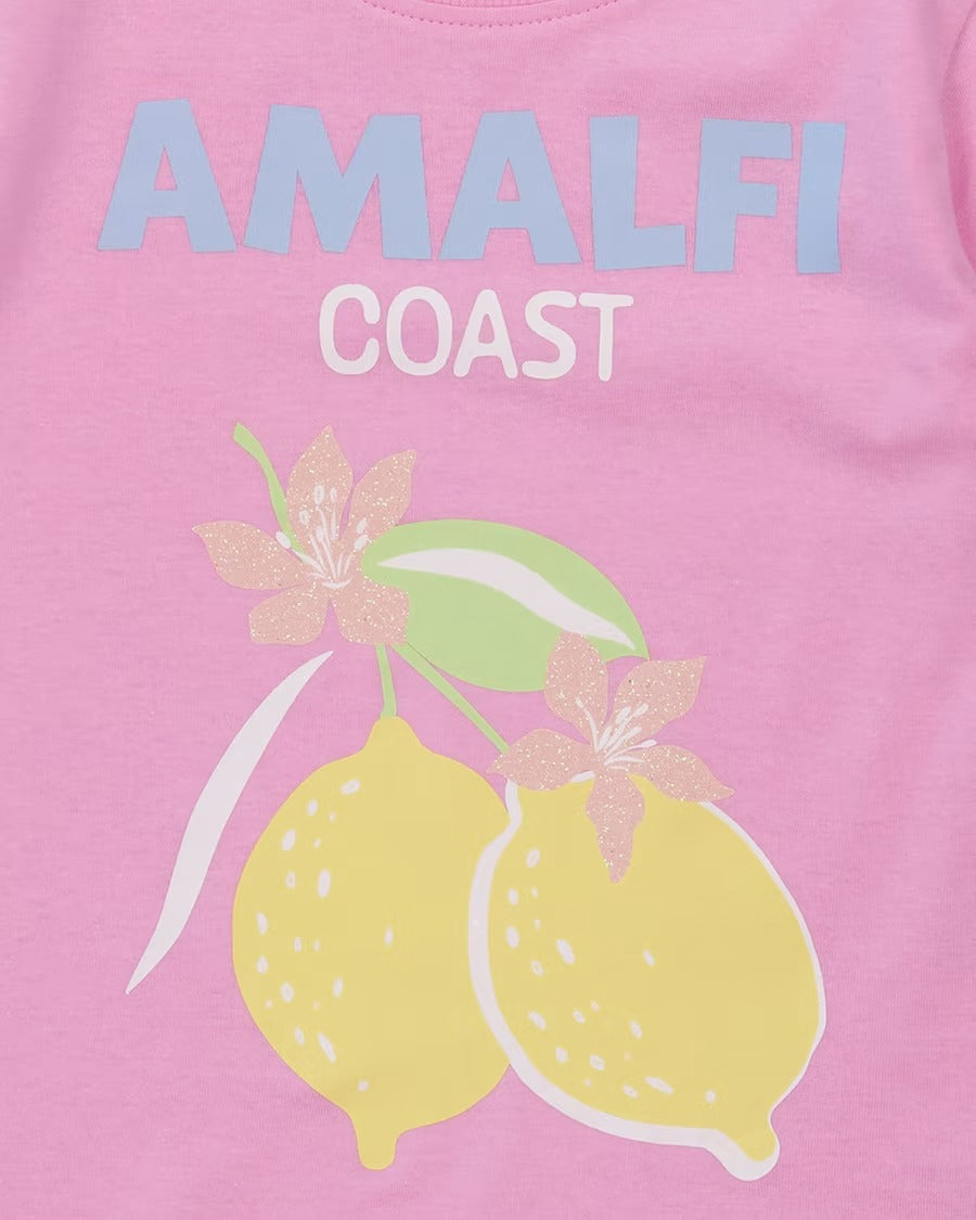 Girls Printed Soft Cotton Short Sleeve T-Shirt