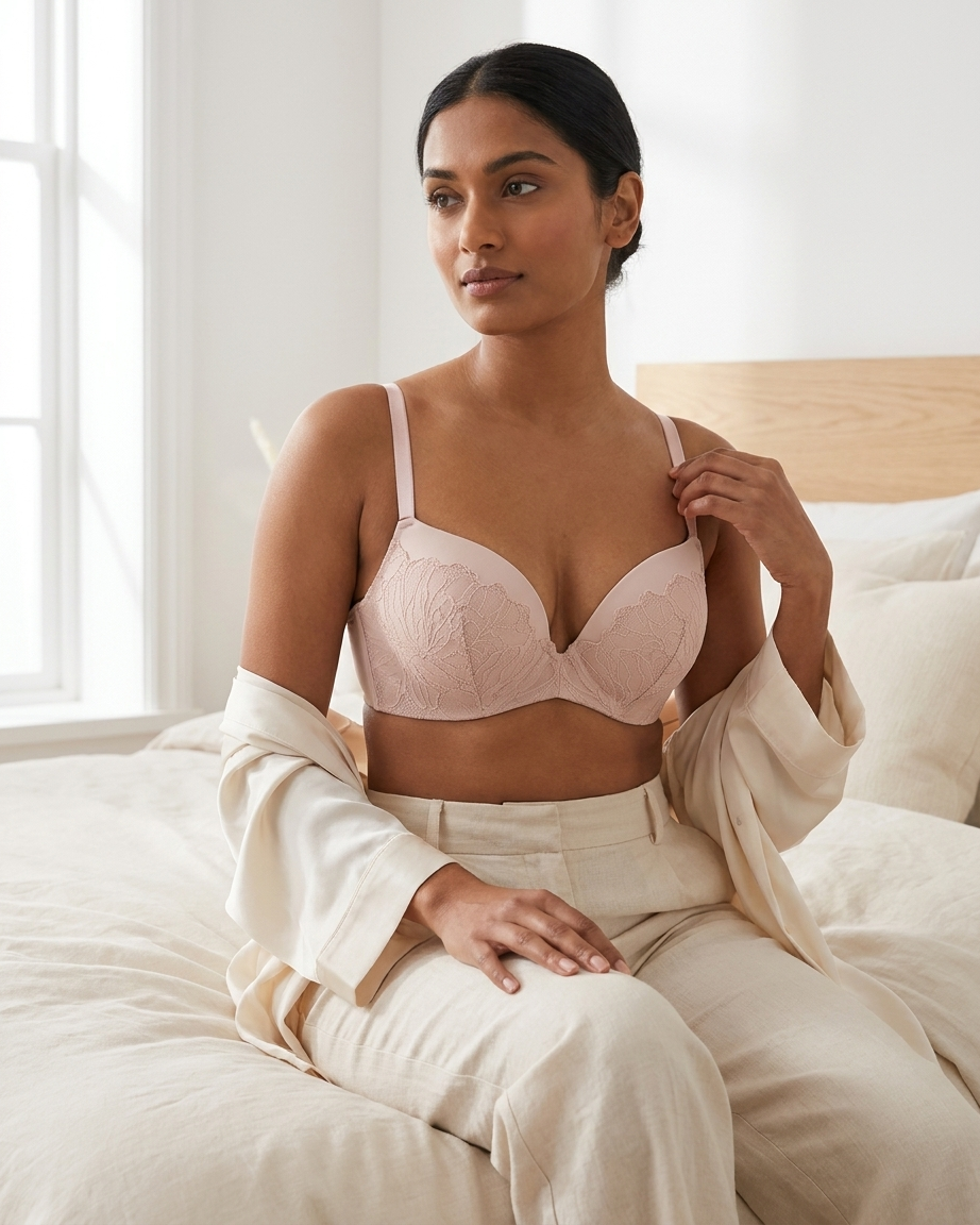 Women's Floral Lace Padded Bra