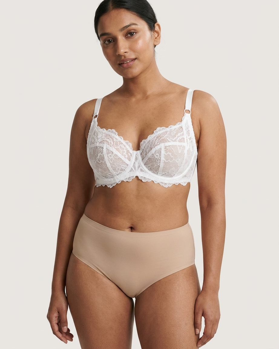 Women’s Non-Padded Full-Cup Underwired Lace Bra
