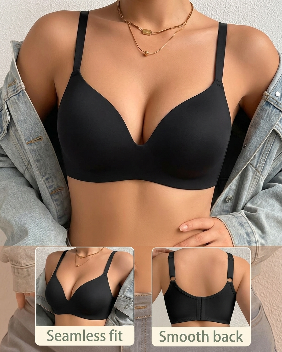 Women's Seamless Padded Non-Wired Comfort Bra