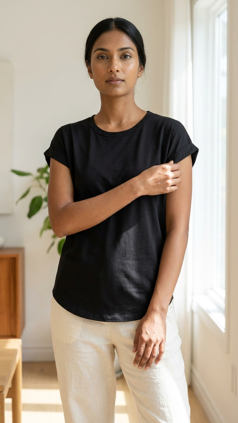 Women's Cotton Crew Neck T-Shirt