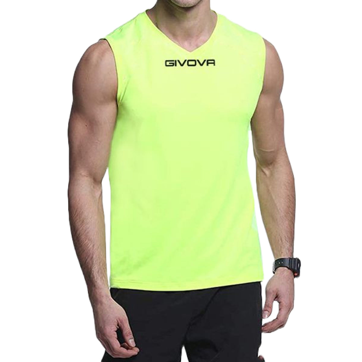 Men's Athletic Quick Dry V Neck Sleeveless Workout Tank Top for Gym Yoga Workout