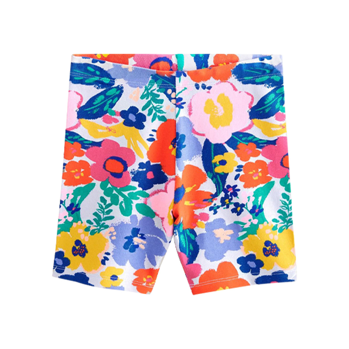Toddlers and Young Girls Cotton‑Rich Soft & Stretchy Printed Cycle Shorts