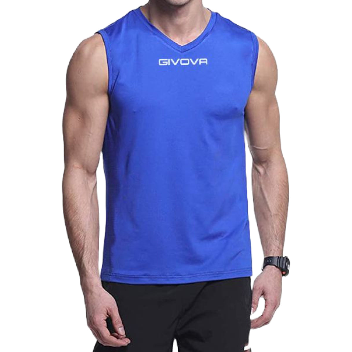 Men's Athletic Quick Dry V Neck Sleeveless Workout Tank Top for Gym Yoga Workout