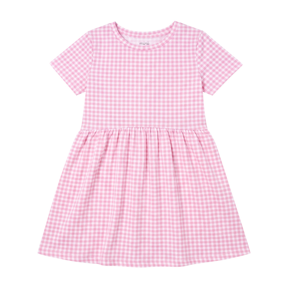Girls Cotton Printed Short Sleeve Casual Frock Dress