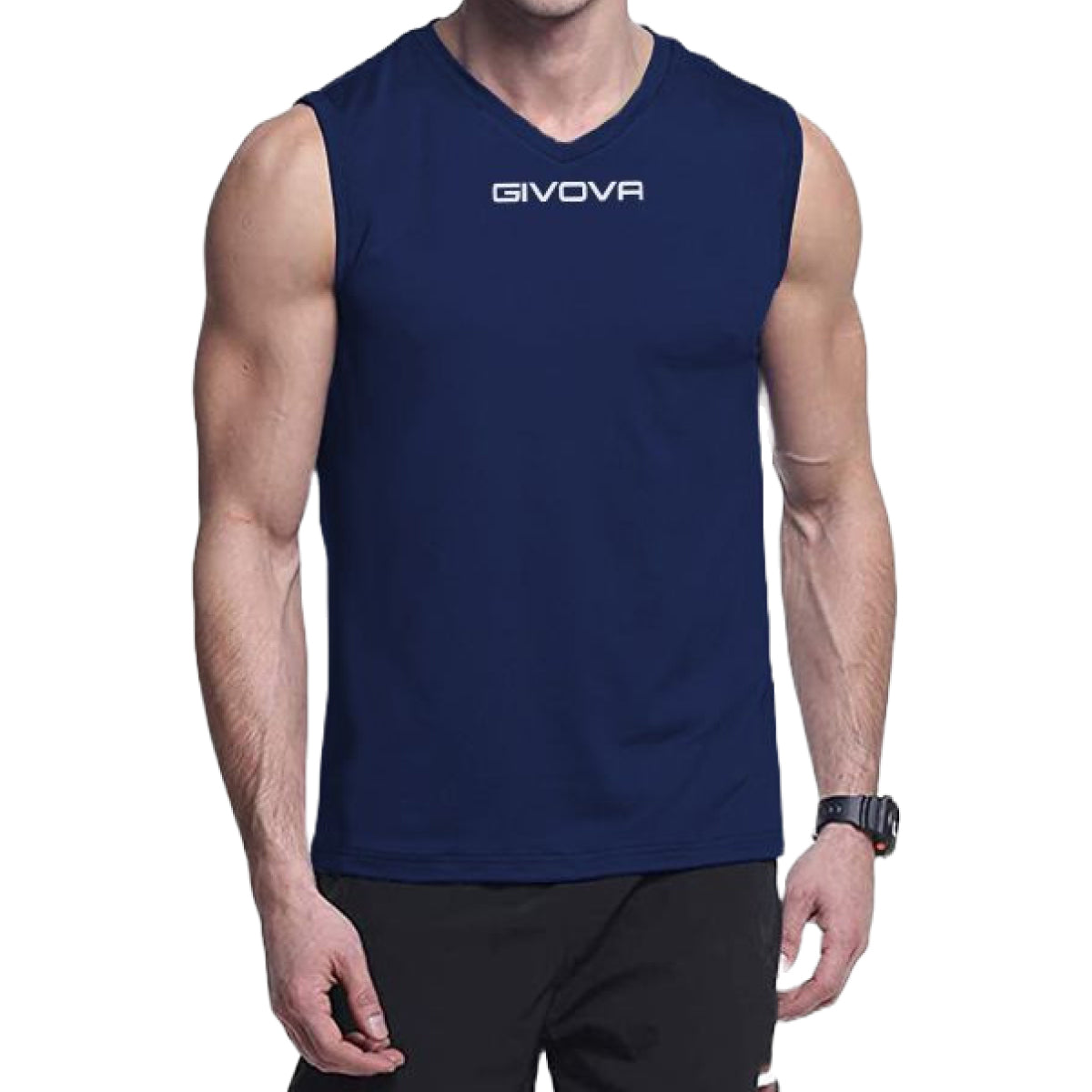 Men's Athletic Quick Dry V Neck Sleeveless Workout Tank Top for Gym Yoga Workout