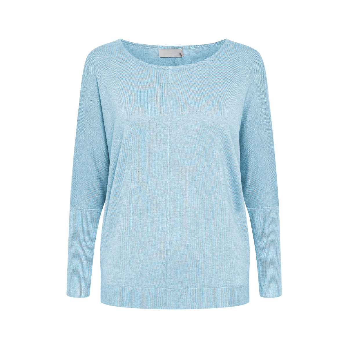 Womens Premium Soft Viscose Knit Crew Neck Sweater