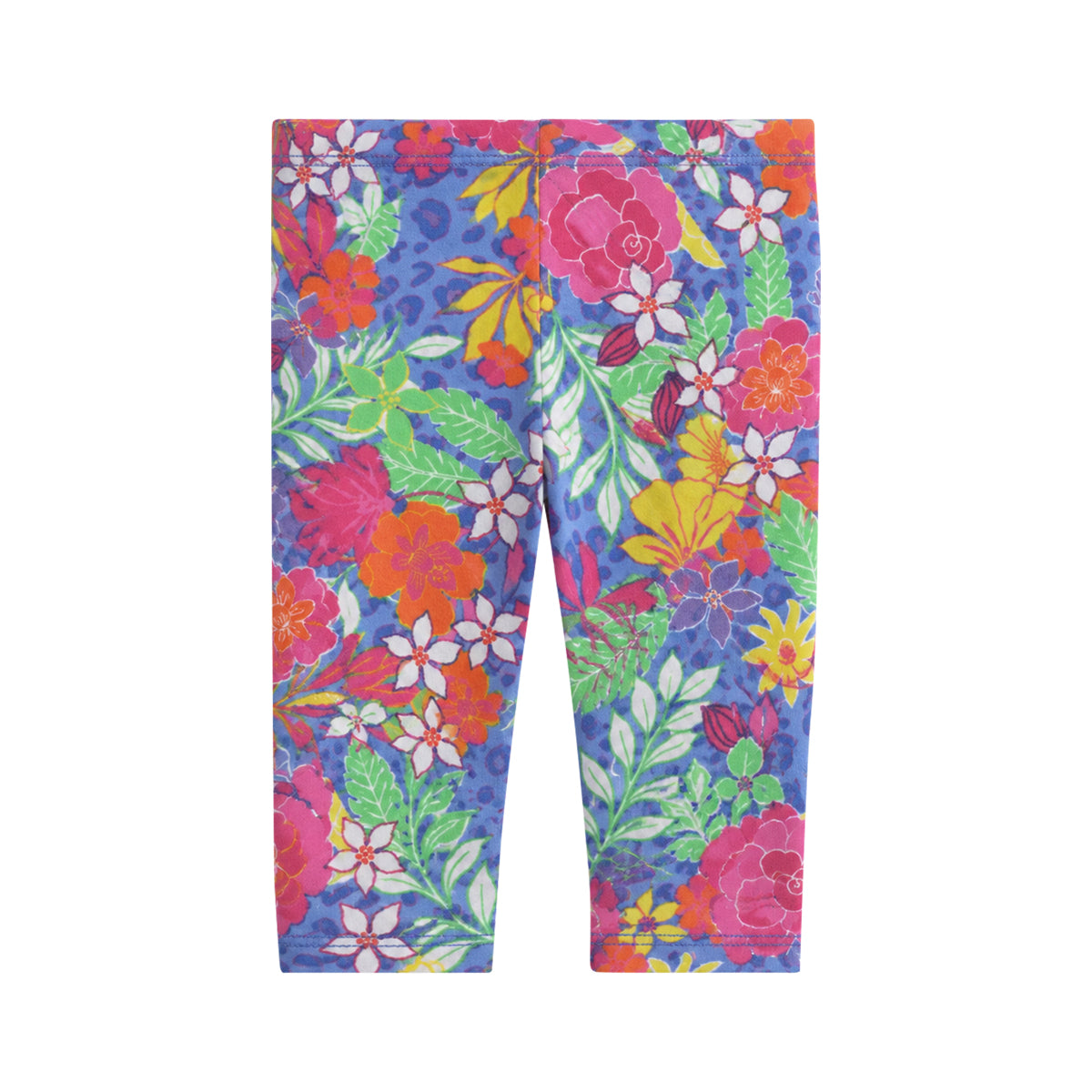 Girls Soft Stretch Cotton Cropped Leggings