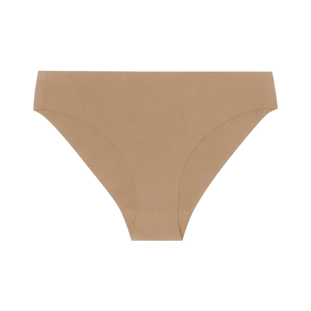 Women's Mid Rise Half Back Coverage Microfiber Seamless Brief Panty