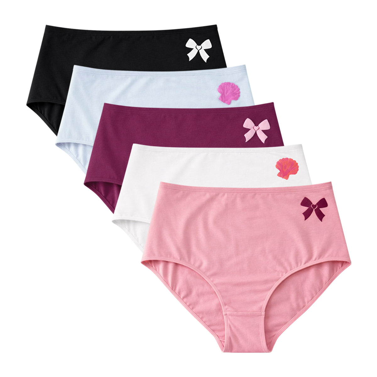 Pack of 3 Womens Premium Soft Cotton Hipster Panty