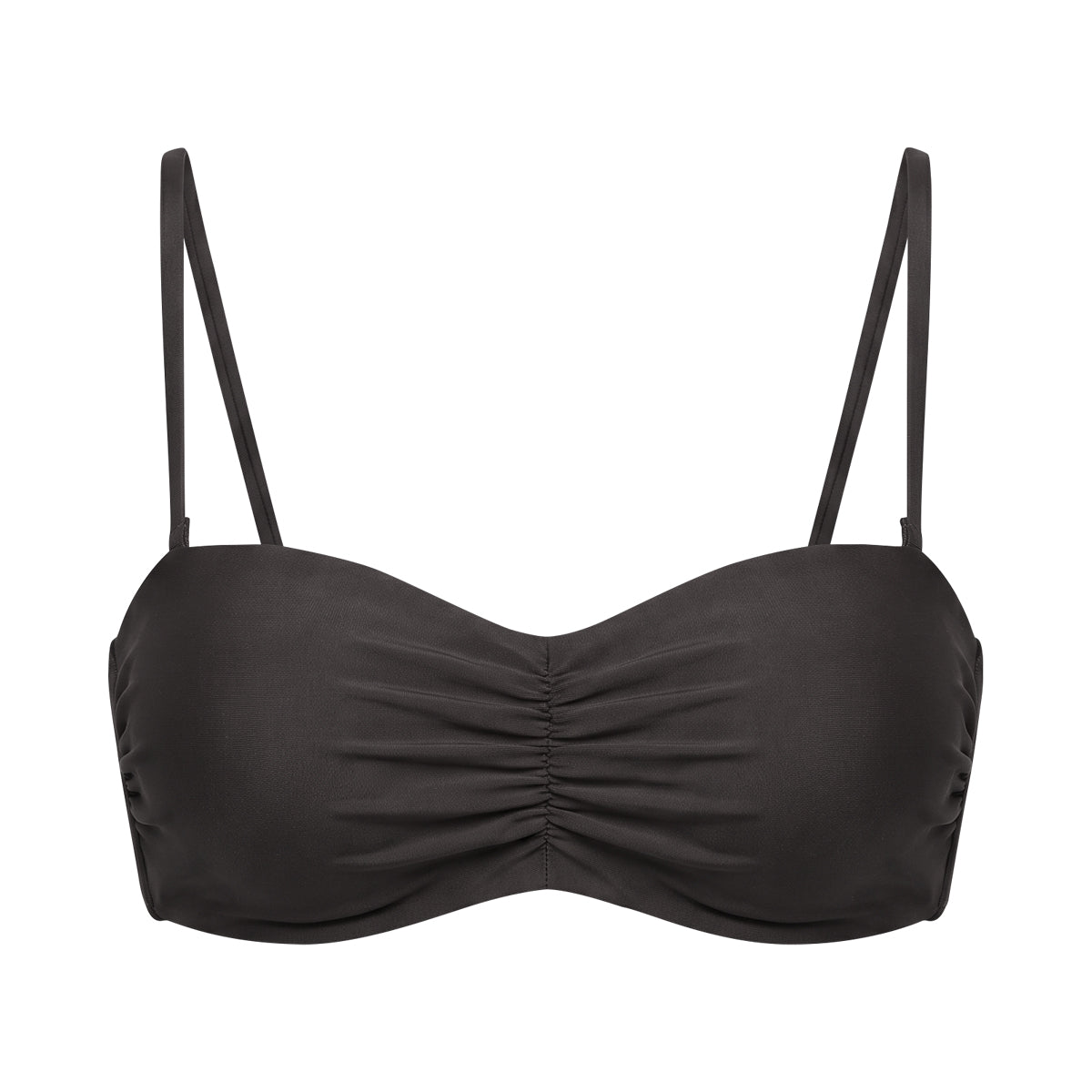 Women's Padded Ruched Bandeau Bra